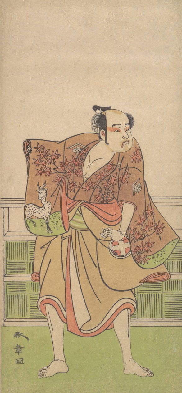 Otani Hiroemon roolissa Gokumon no Shobei, 9. kuukausi, 1774. tekijältä Shunsho
