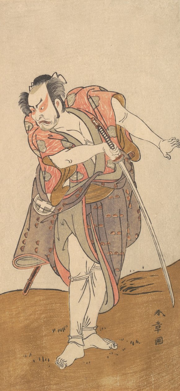 Näyttelijä Otani Hiroyemon III, 1726-1 tekijältä Shunsho