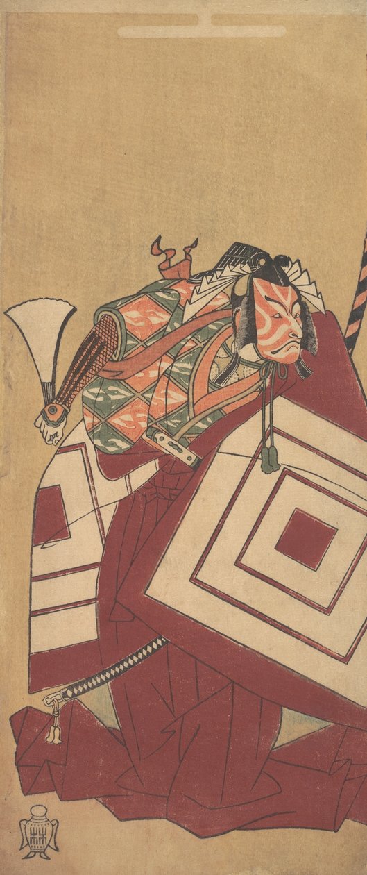 Viides Ichikawa Danjuro Kisou Takiguchina, 12. kuukausi, 1770. tekijältä Shunsho