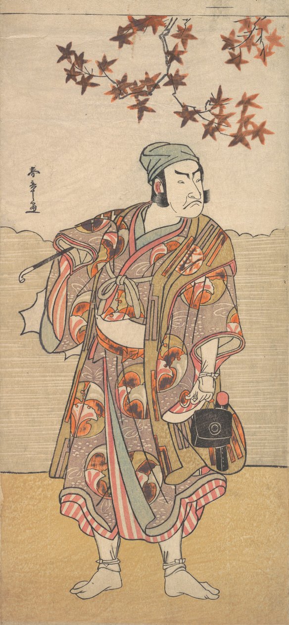 Ensimmäinen Nakamura Nakazo Shimada no Hachizon roolissa, 1783. tekijältä Shunsho