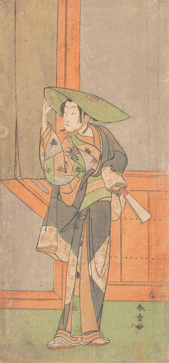 Ensimmäinen Nakamura Tomijuro Izaemonin roolissa, 2. kuukausi, 1771. tekijältä Shunsho