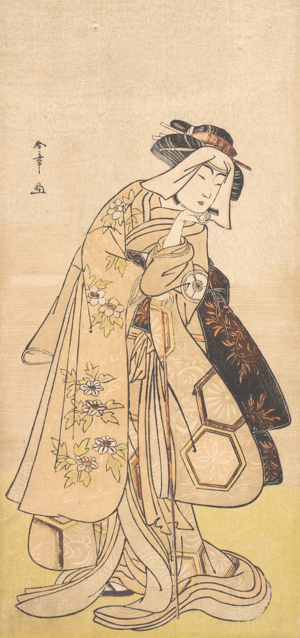 Neljäs Iwai Hanshiro naisena, n. 1779. tekijältä Shunsho