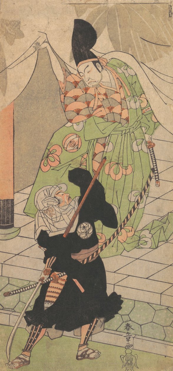 Sanansaattaja mustassa, 1700-luku. tekijältä Shunsho
