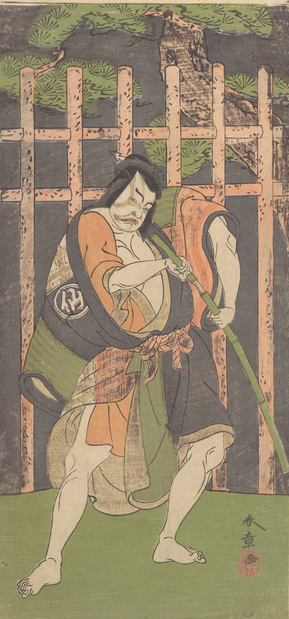 Toinen Nakamura Sukegoro lainsuojattomana, n. 1771. tekijältä Shunsho