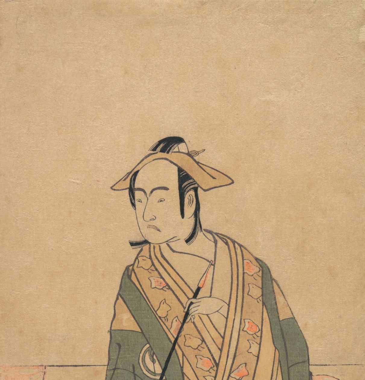 Kolmas Sawamura Sojuro Soga no Juron roolissa, n. 1779. tekijältä Shunsho