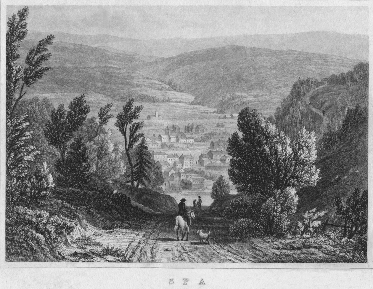 Kylpylä, 1850 tekijältä Shury and Son