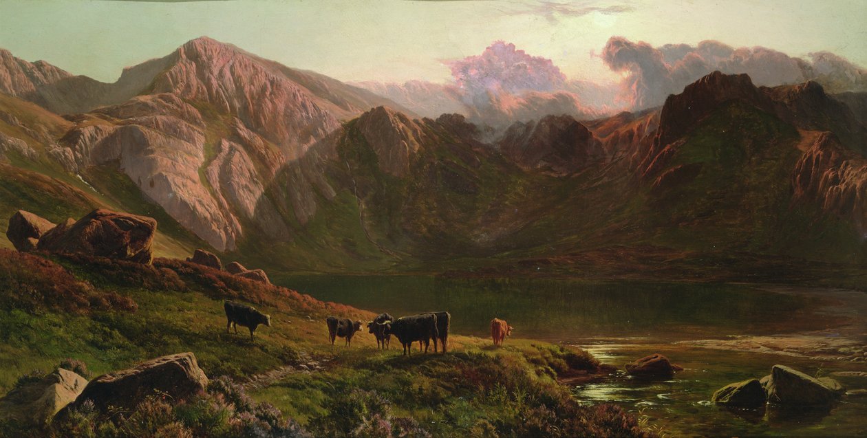 Llyn Idwal, Pohjois-Wales tekijältä Sidney Richard Percy