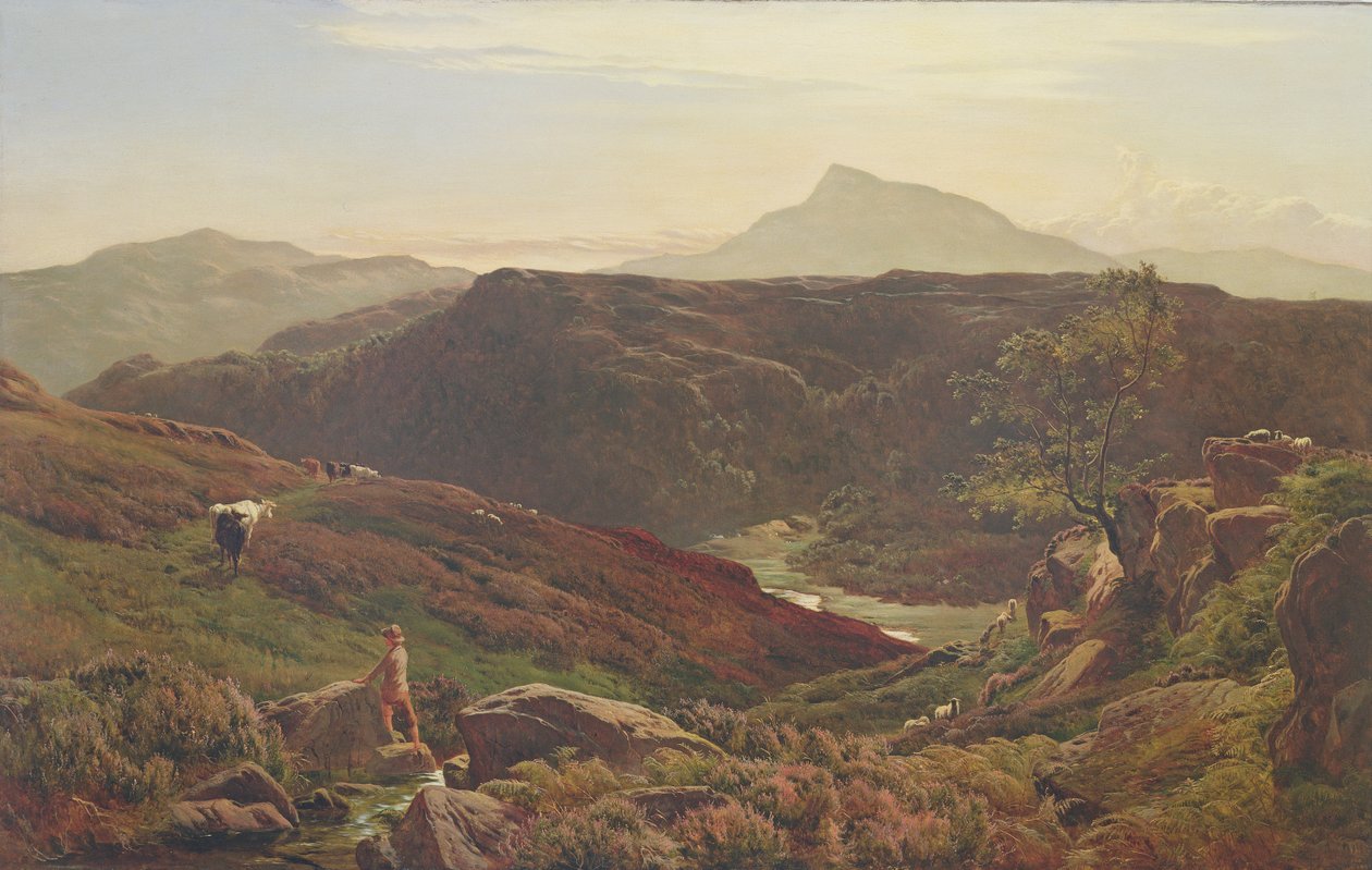 Moel Siabod Capel Curmonista, 1867 tekijältä Sidney Richard Percy