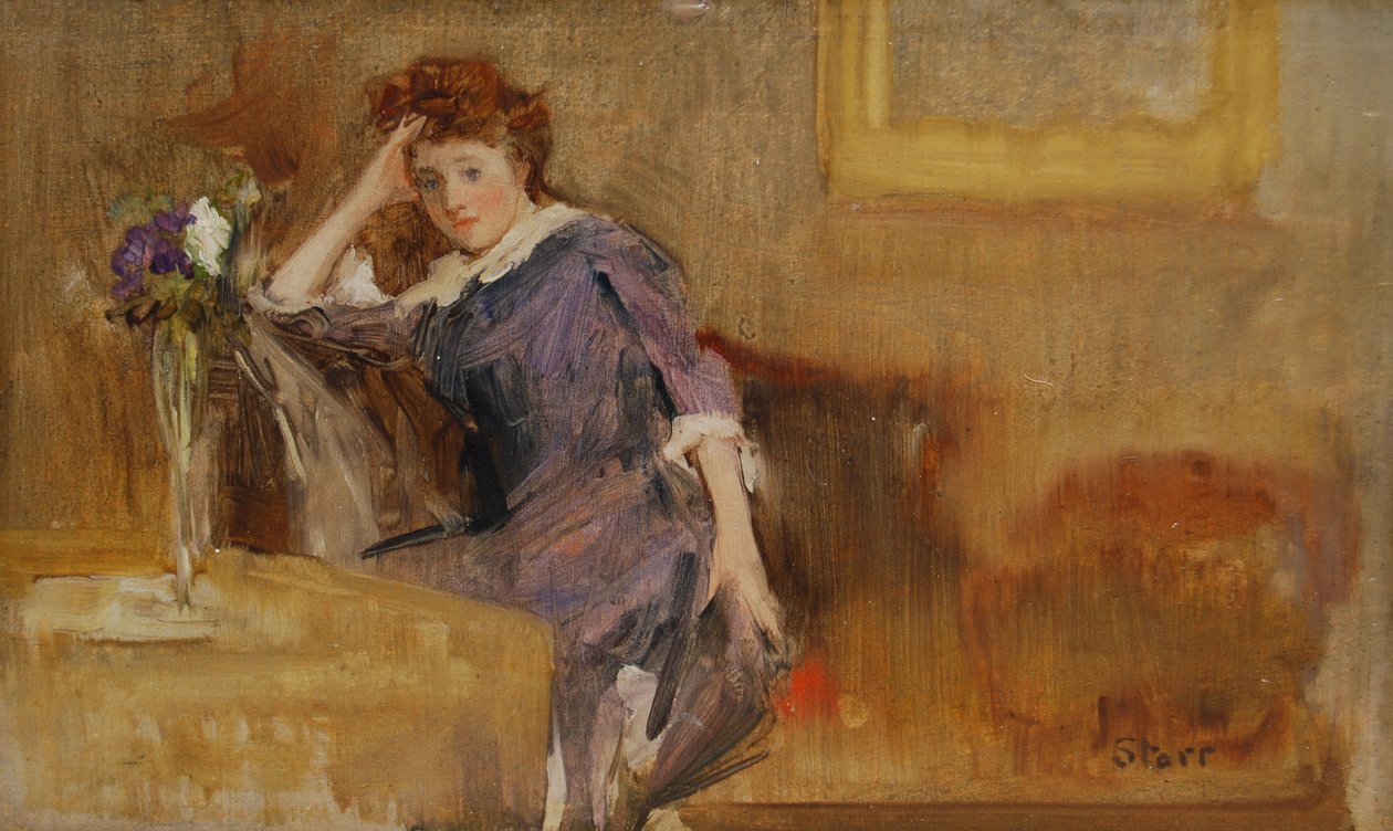 Luonnos Whistlerin tapaan, 1880-luku tekijältä Sidney Starr