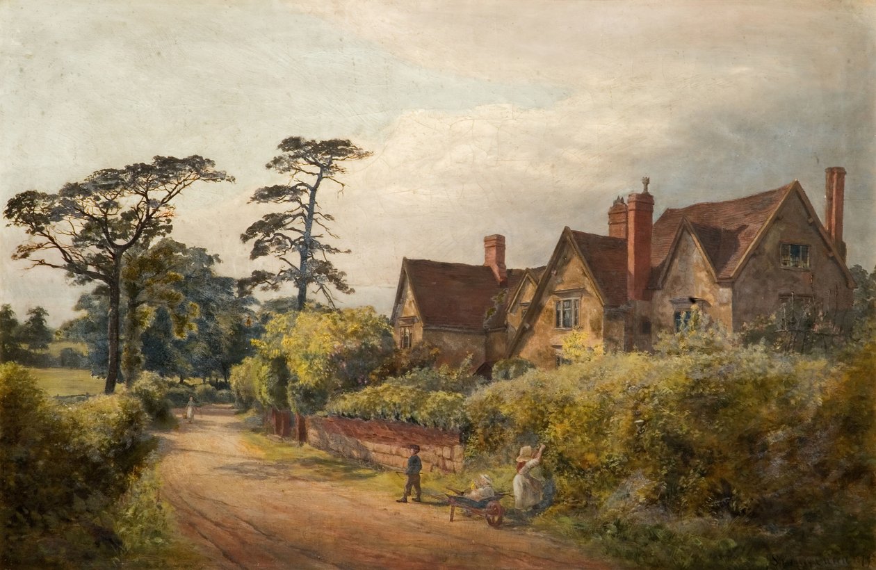 Tennal Old Hall, 1879. Birmingham. tekijältä Sidney Currie