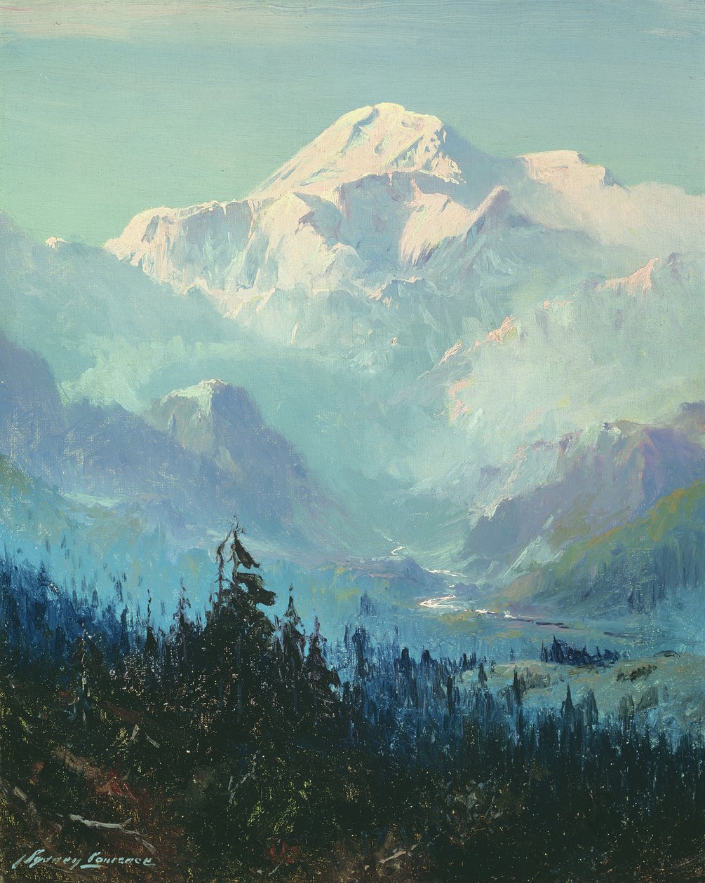 Mount McKinley (öljy kankaalle) tekijältä Sidney Laurence