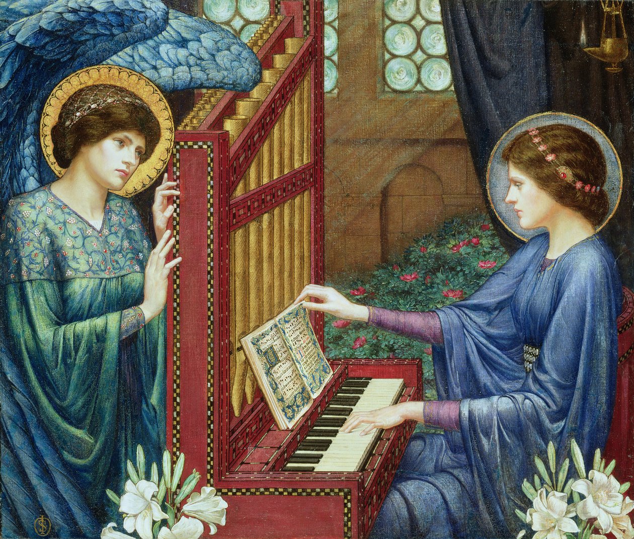 Saint Cecilia (öljy kankaalle) tekijältä Sidney Meteyard