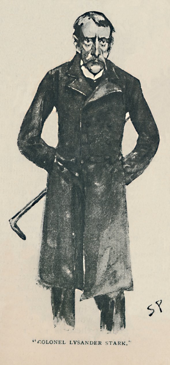 Eversti Lysander Stark, 1892 tekijältä Sidney Paget