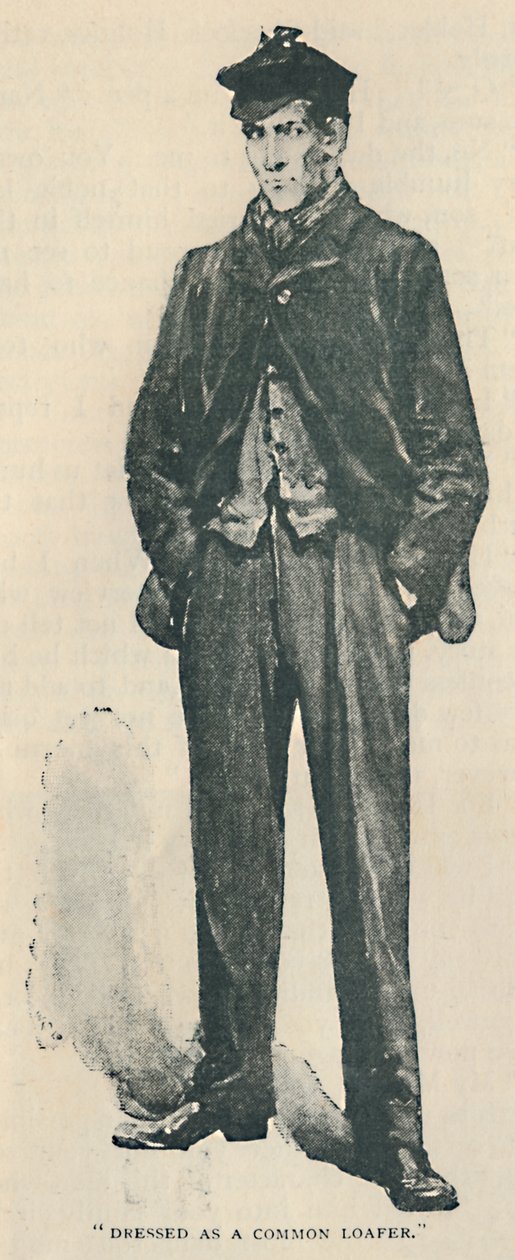 Pukeutunut tavalliseksi loaferiksi, 1892 tekijältä Sidney Paget