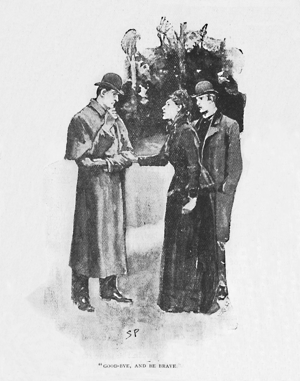 Hyvästi, ja ole rohkea, 1892 tekijältä Sidney Paget