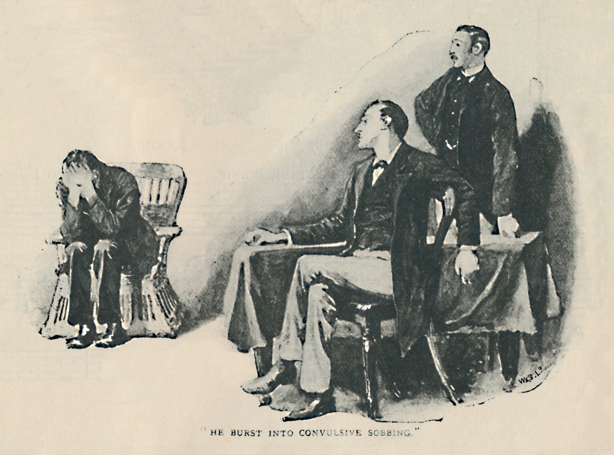 Hän puhkesi kouristukseen, 1892 tekijältä Sidney Paget