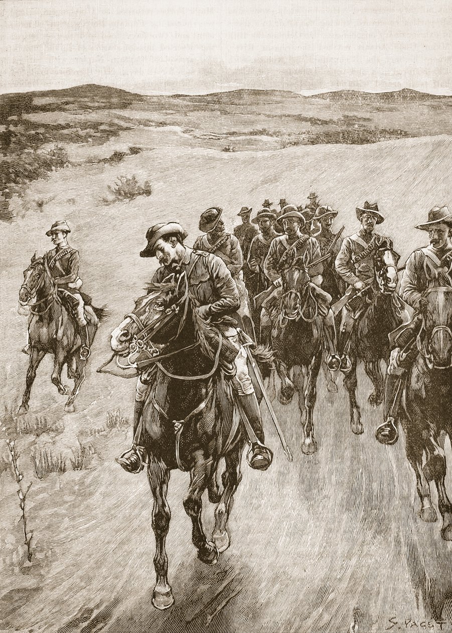 Lobengulan radalla, 1893, kuvitus 