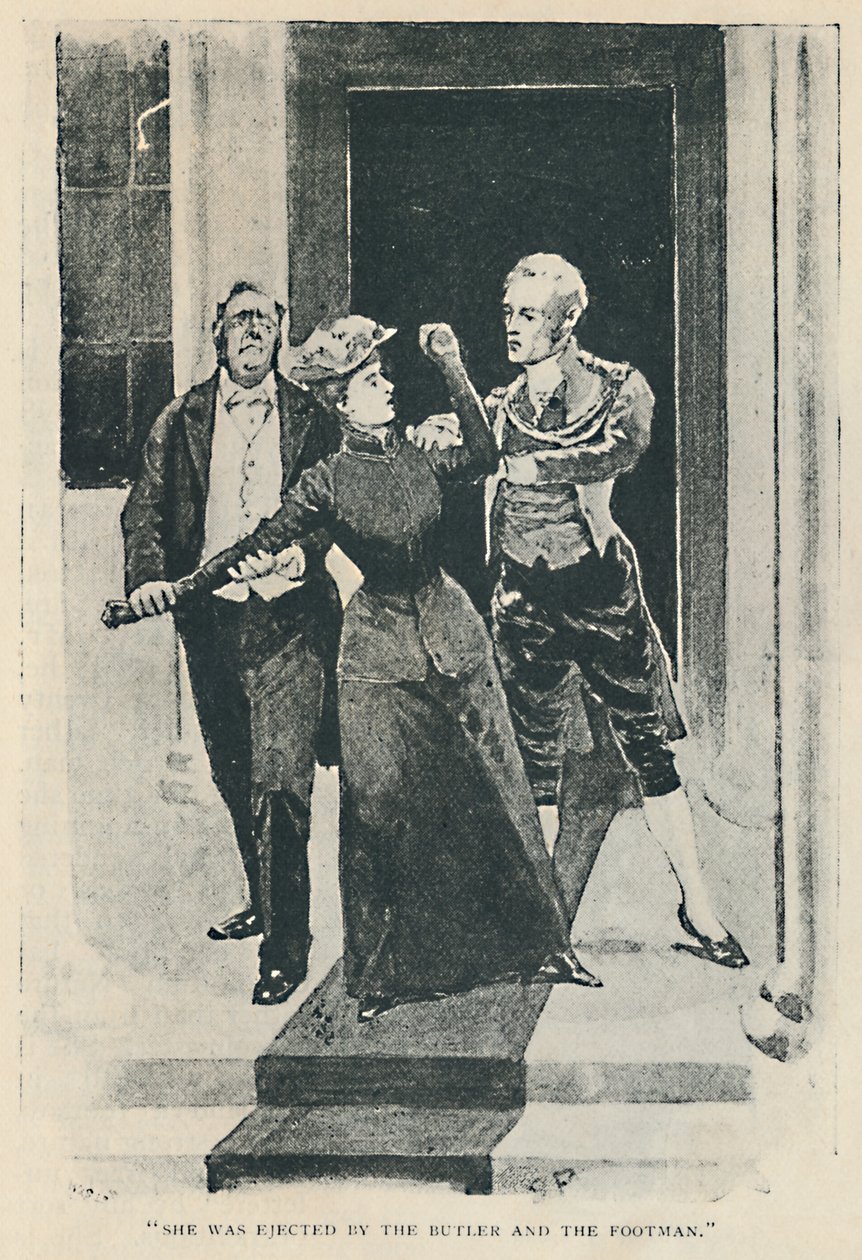 Butler and The Footman karkoitti hänet, 1892 tekijältä Sidney Paget