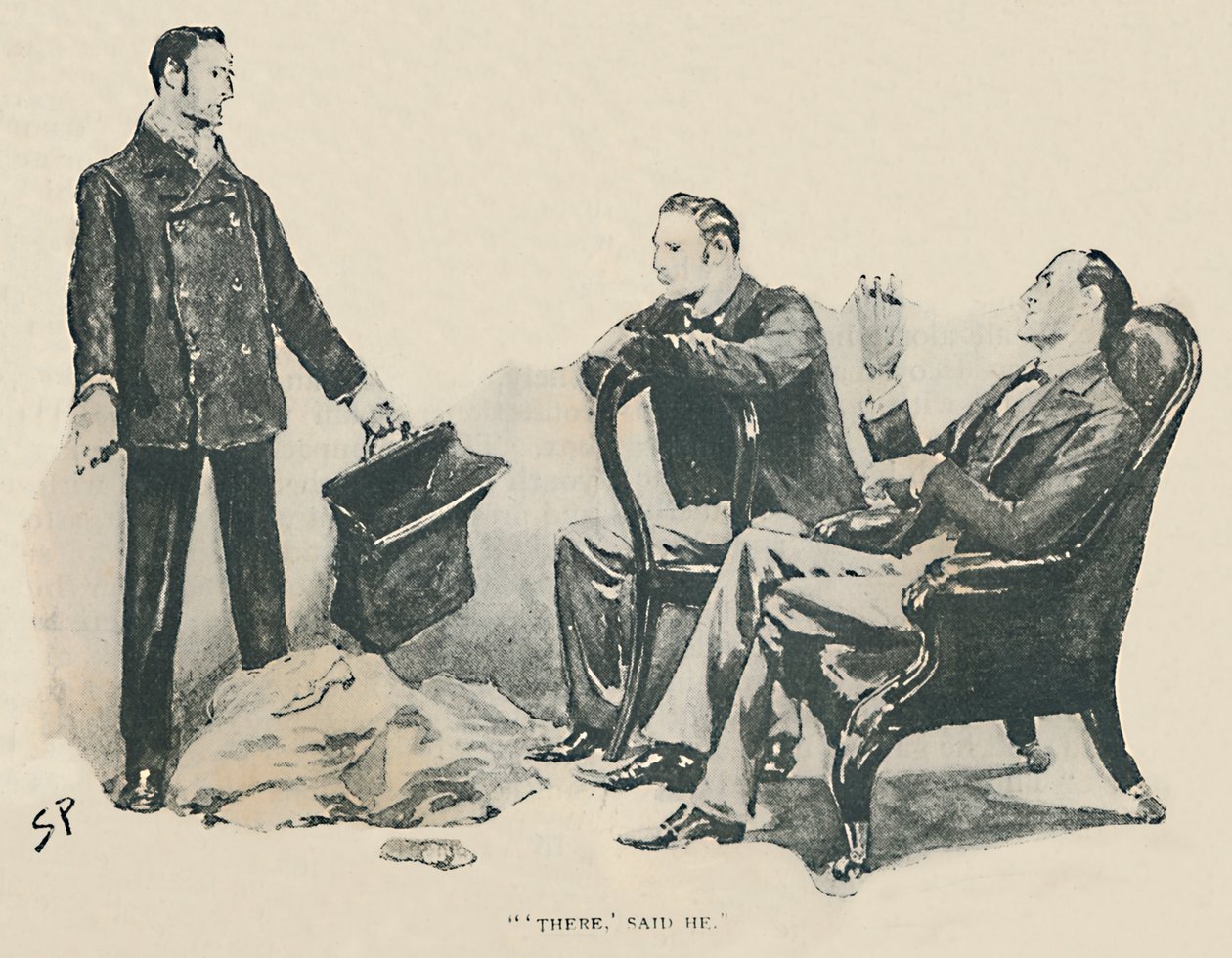 Siellä, sanoi hän, 1892 tekijältä Sidney Paget