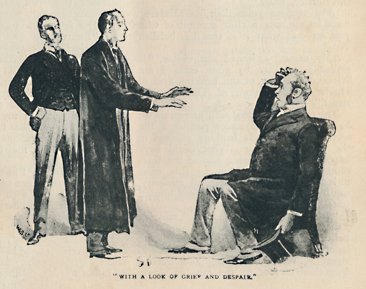 Surun ja epätoivon katseella, 1892 tekijältä Sidney Paget