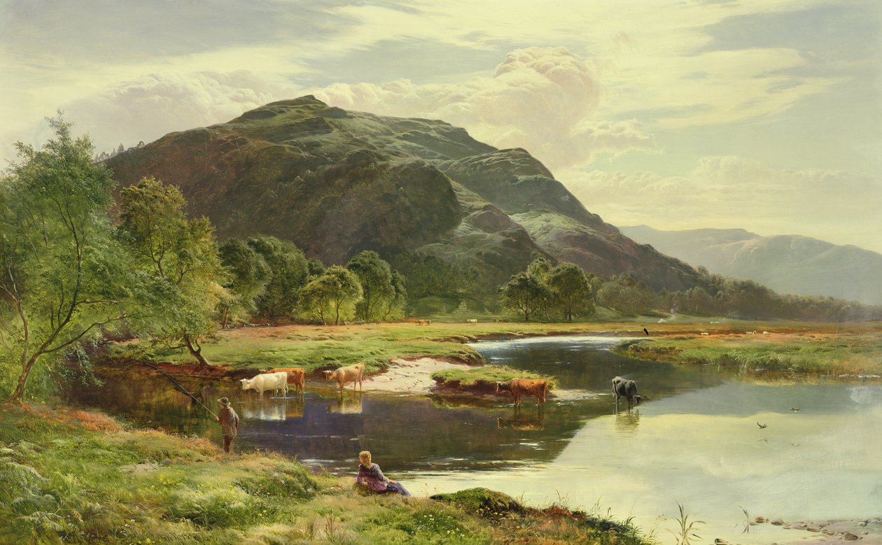 Highland Loch -kohtaus tekijältä Sidney Richard Percy