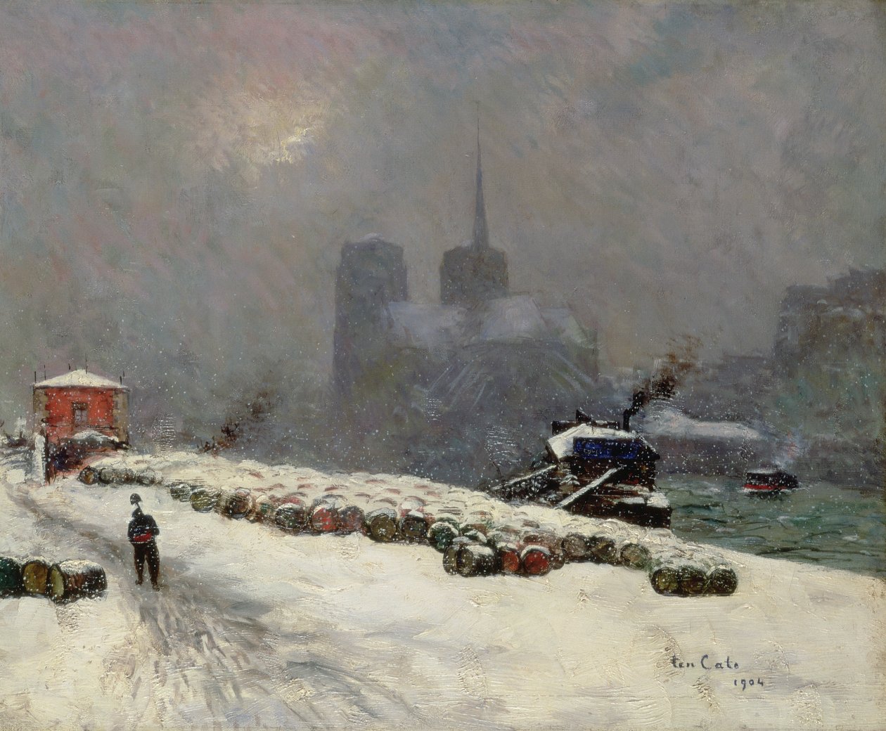 Notre Dame lumessa, 1904 tekijältä Siebe Johannes Ten Kate