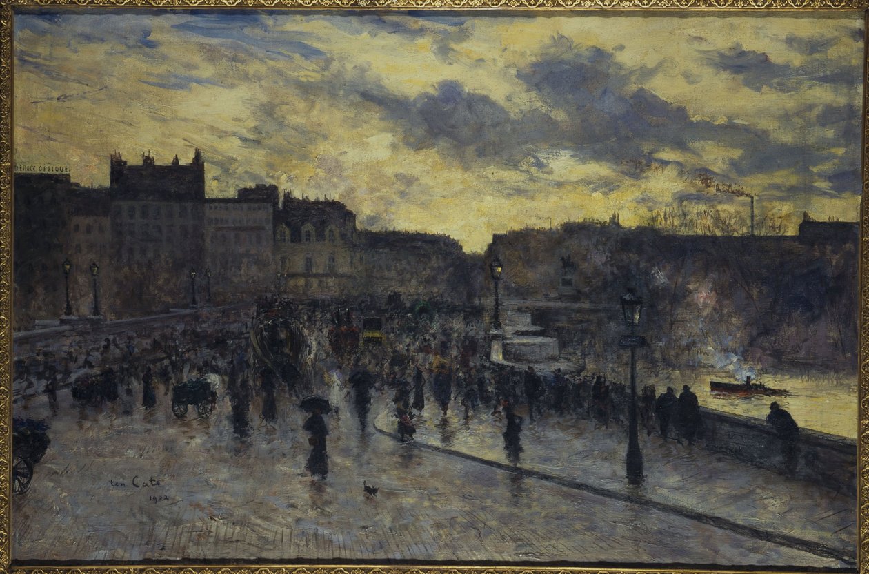 Pont-Neuf, nähtynä quai de la Mégisserie -puistosta käsin tekijältä Siebe Johannes Ten Kate