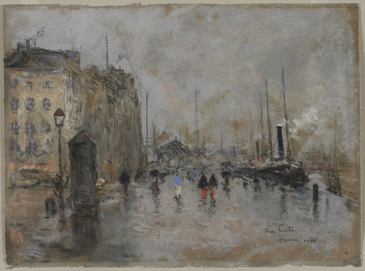 Le Havren Grand Quai, 1901. tekijältä Siebe Johannes ten Cate