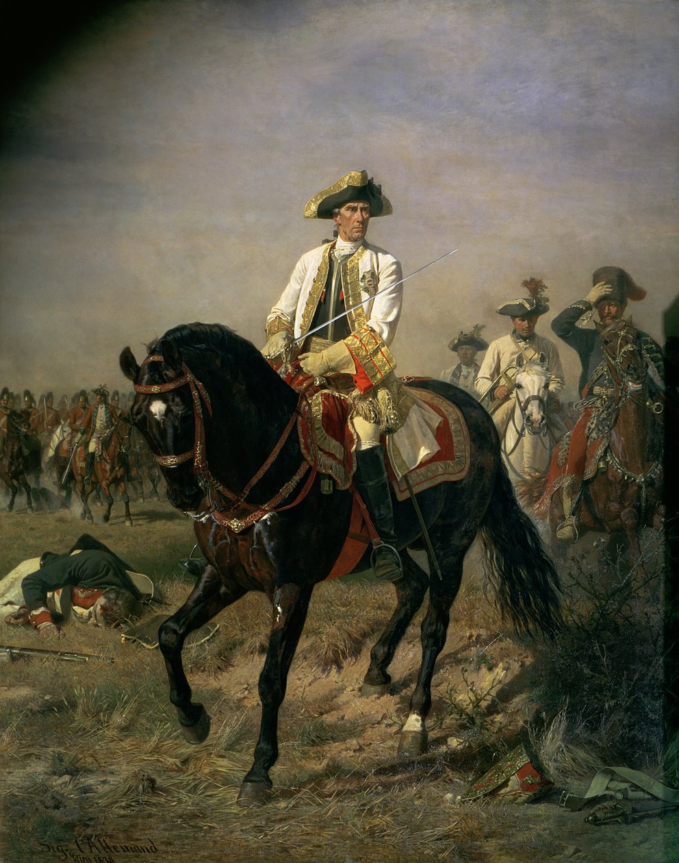 Kenraali Baron Ernst von Laudon (1717-90), kenraali seitsenvuotissodassa ja Baijerin perintösodassa tekijältä Siegmund L