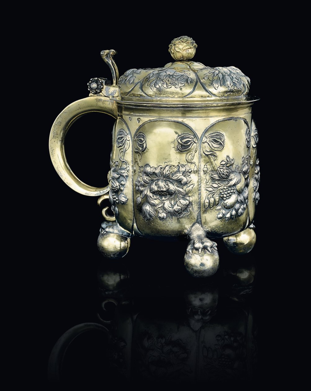 Tankard, Nürnberg, n. 1665 tekijältä Sigmund Bierfreud