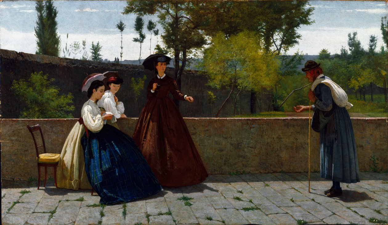 Almu (maalaus tekijältä Silvestro Lega