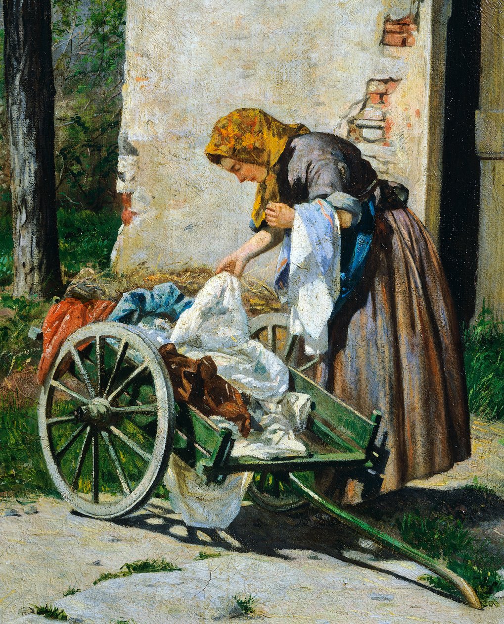 Pesijanaiset Firenzen lähellä tekijältä Silvestro Lega