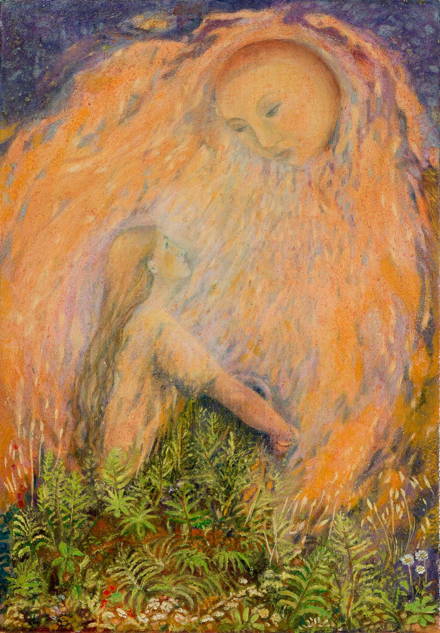 Longing, 2015 (öljy gessoed-puulevylle) tekijältä Silvia Pastore