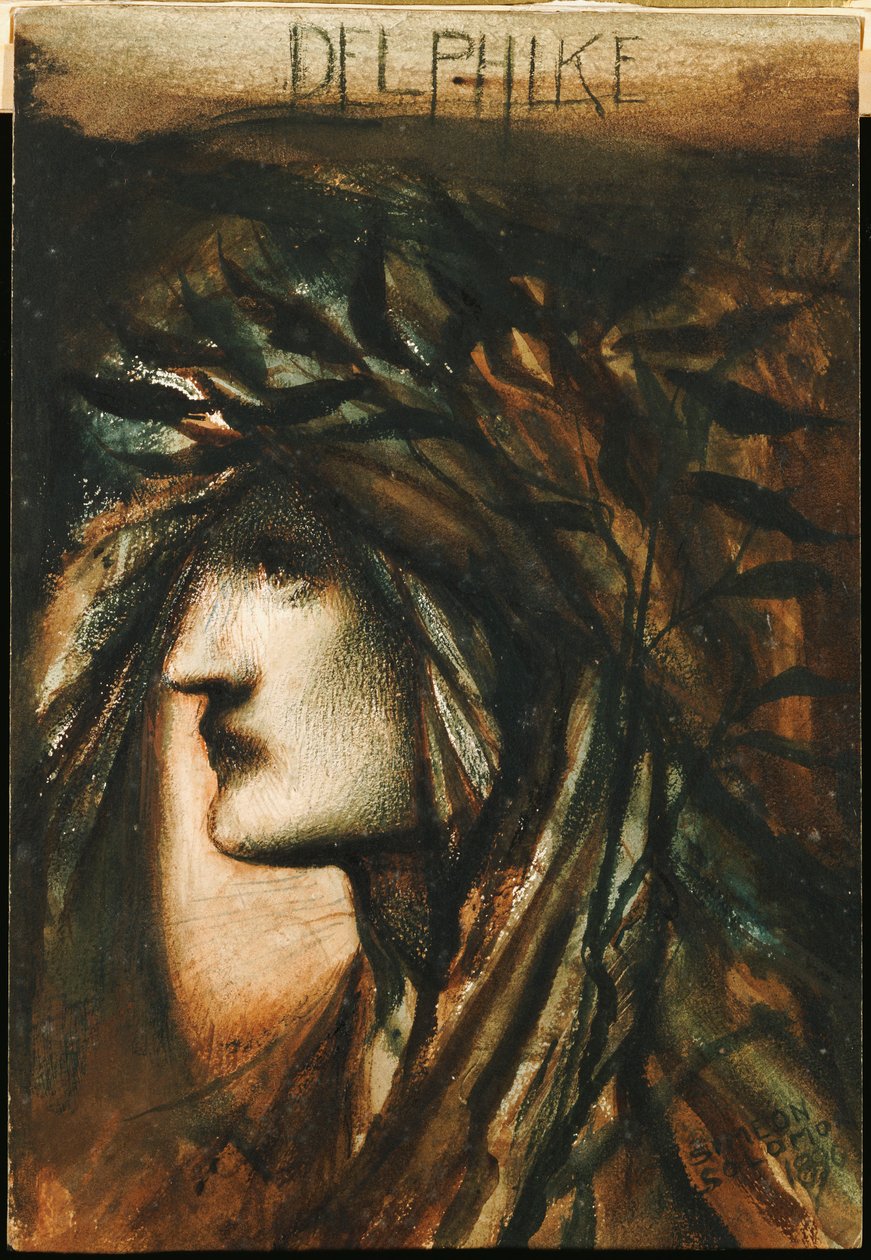 Delphike, 1896 tekijältä Simeon Solomon
