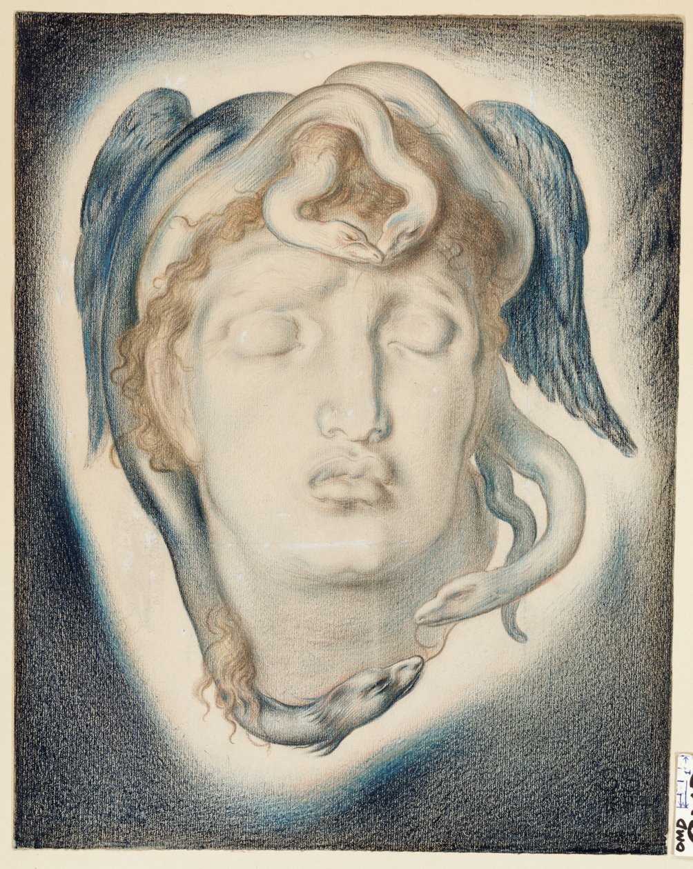 Medusan päällikkö, 1884 tekijältä Simeon Solomon