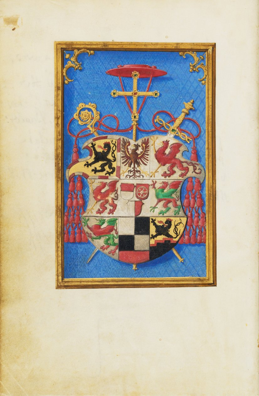 Blazon Brandenburgin kardinaali Albrechtista tekijältä Simon Bening