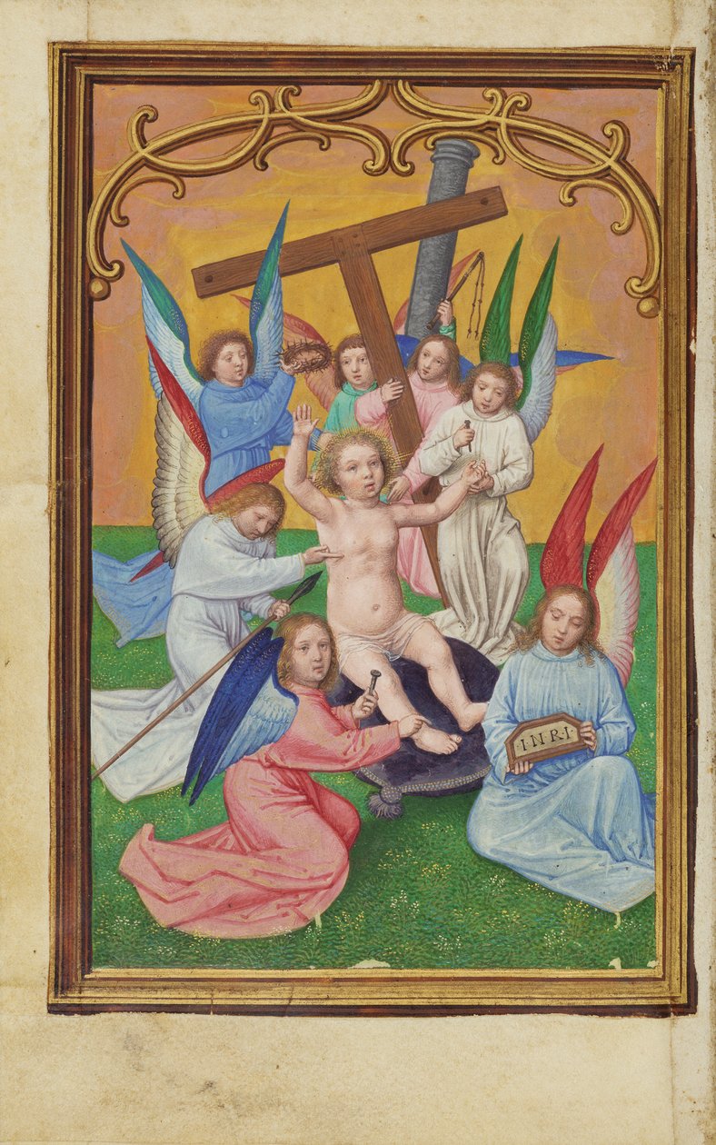 Folio 31v Brandenburgin kardinaali Albrechtin rukouskirjasta tekijältä Simon Bening