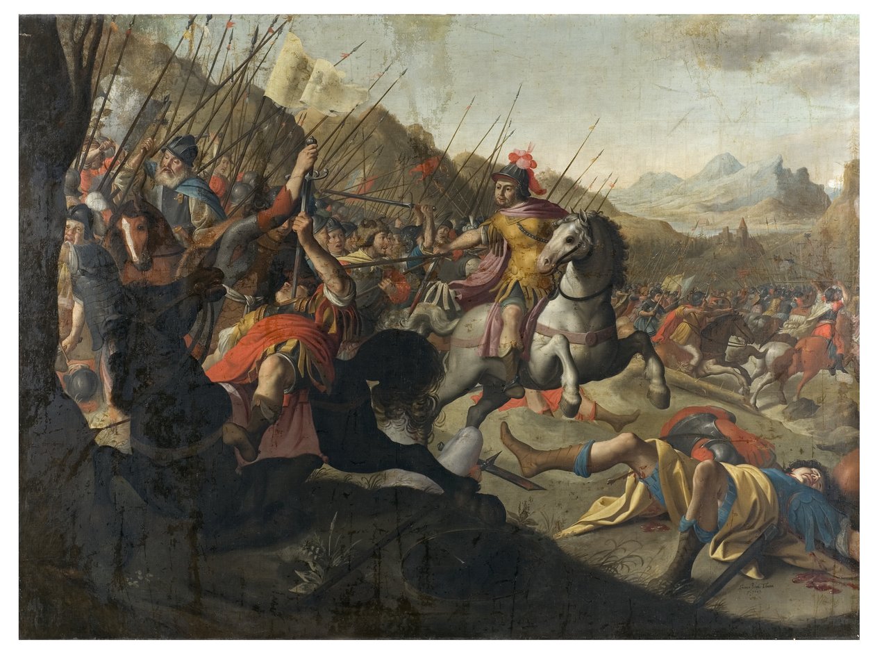 Rooman taistelu, 1641 tekijältä Simon Peter Tilemann