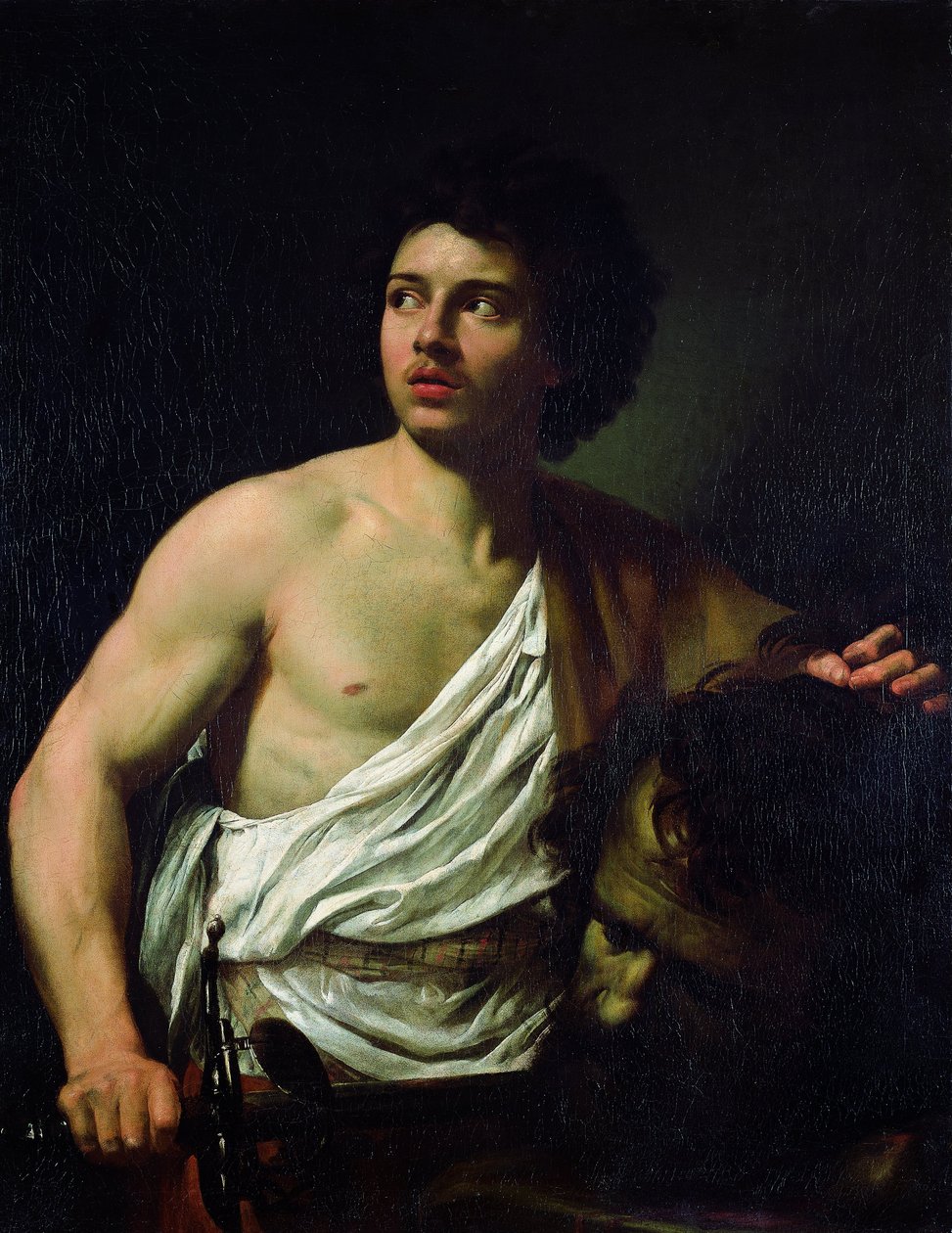 Daavid ja Goljatin pää tekijältä Simon Vouet