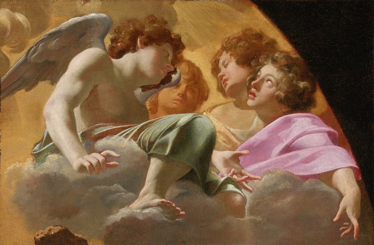 Malli Pietarinkirkon alttaritauluun, 1625. tekijältä Simon Vouet