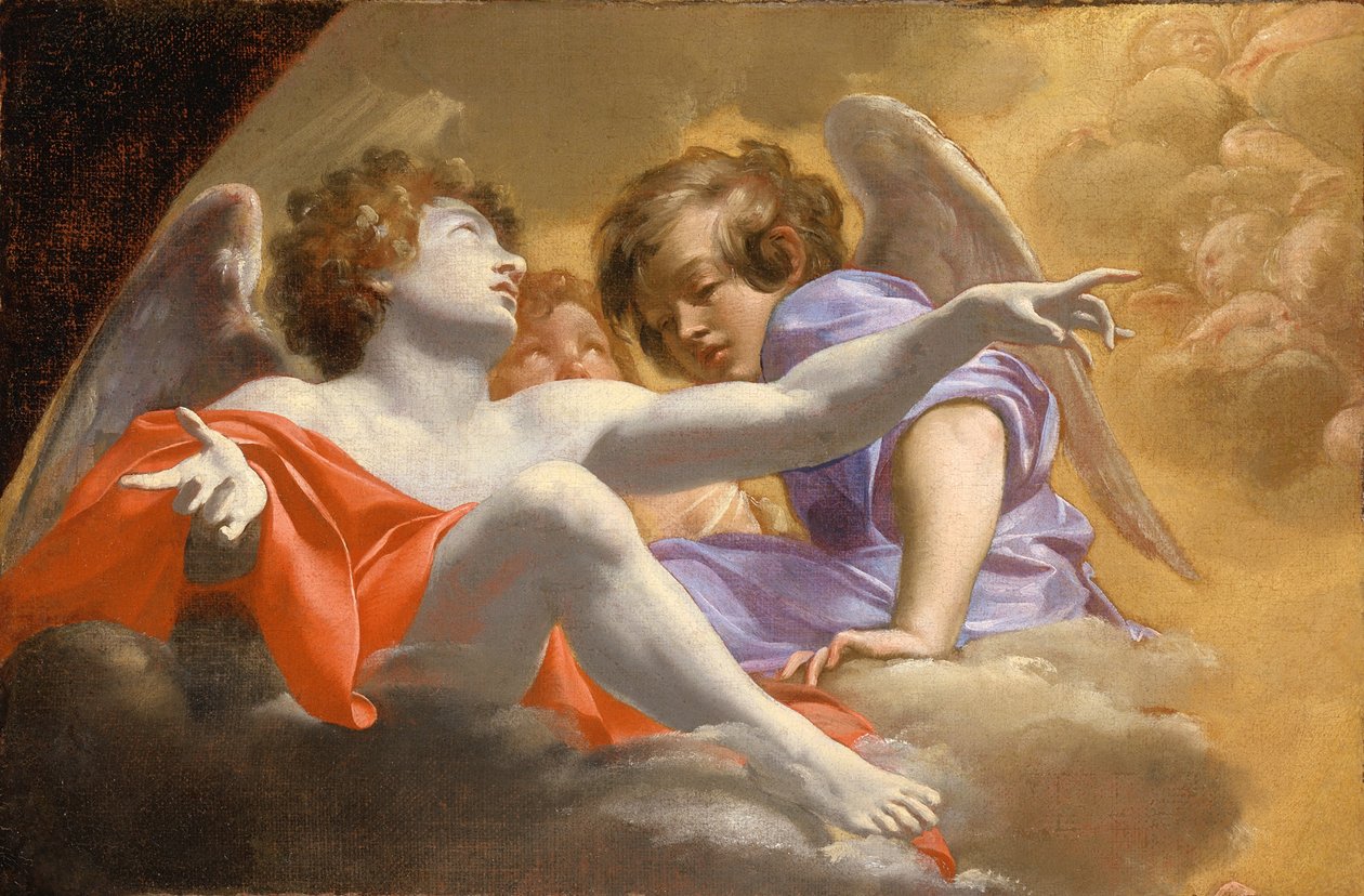 Malli alttaritaululle Pietarissa, 1625 tekijältä Simon Vouet