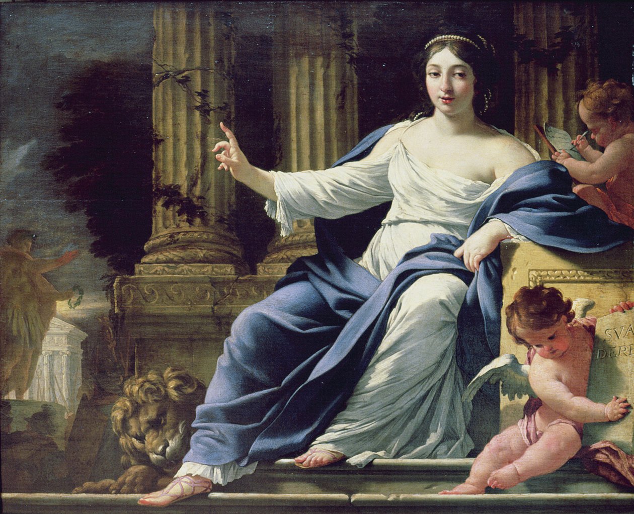 Polymnia, kaunopuheisuuden museo tekijältä Simon Vouet