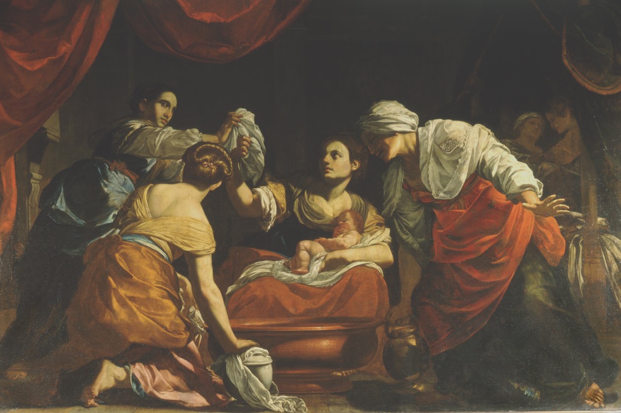 Neitsyen syntymä, noin 1620 tekijältä Simon Vouet