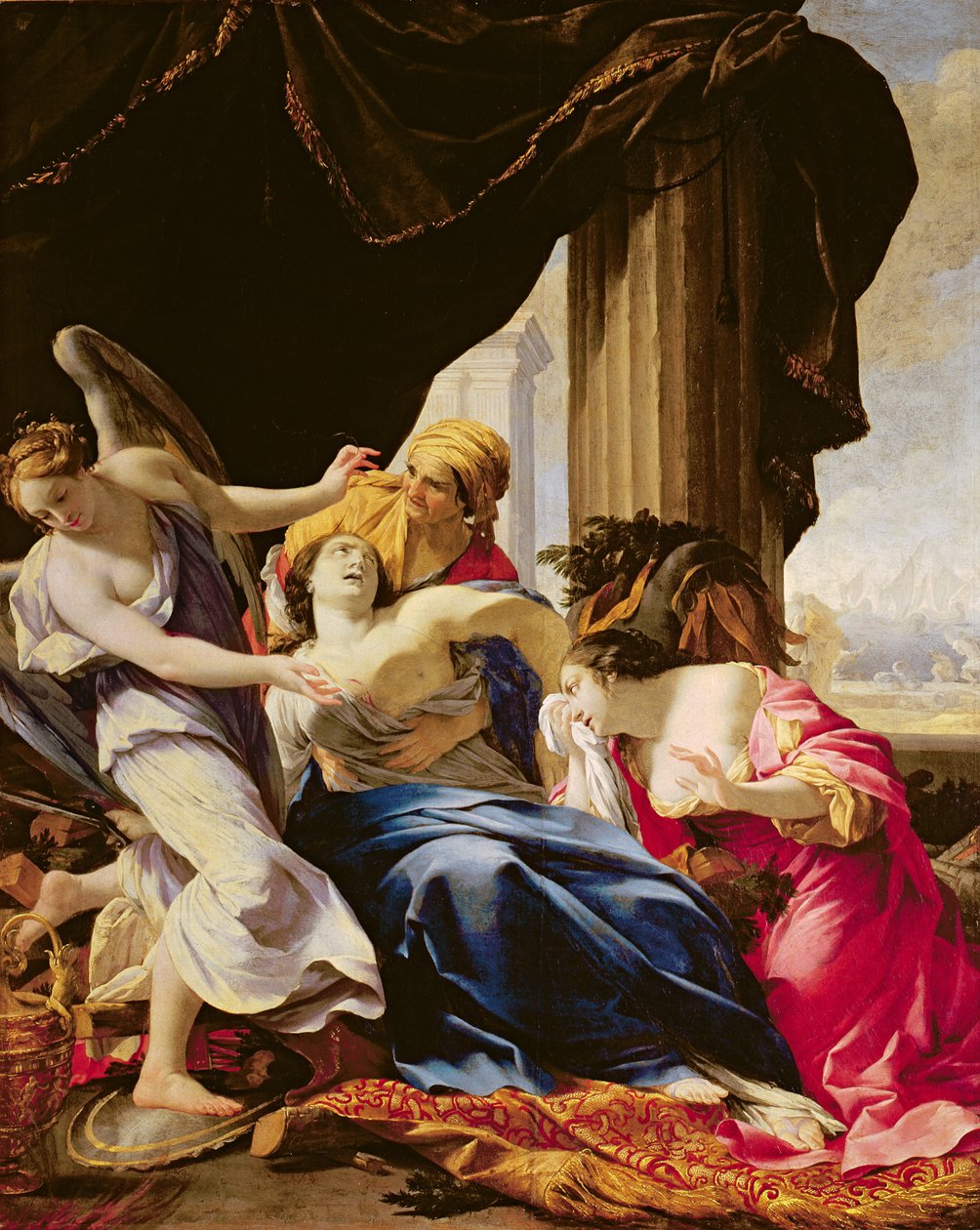 Didon kuolema, 1642-43 tekijältä Simon Vouet