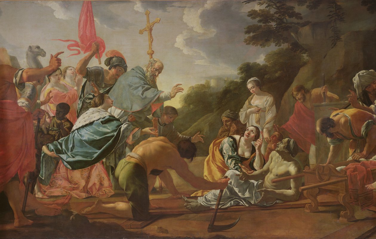 Todellisen ristin keksiminen tekijältä Simon Vouet