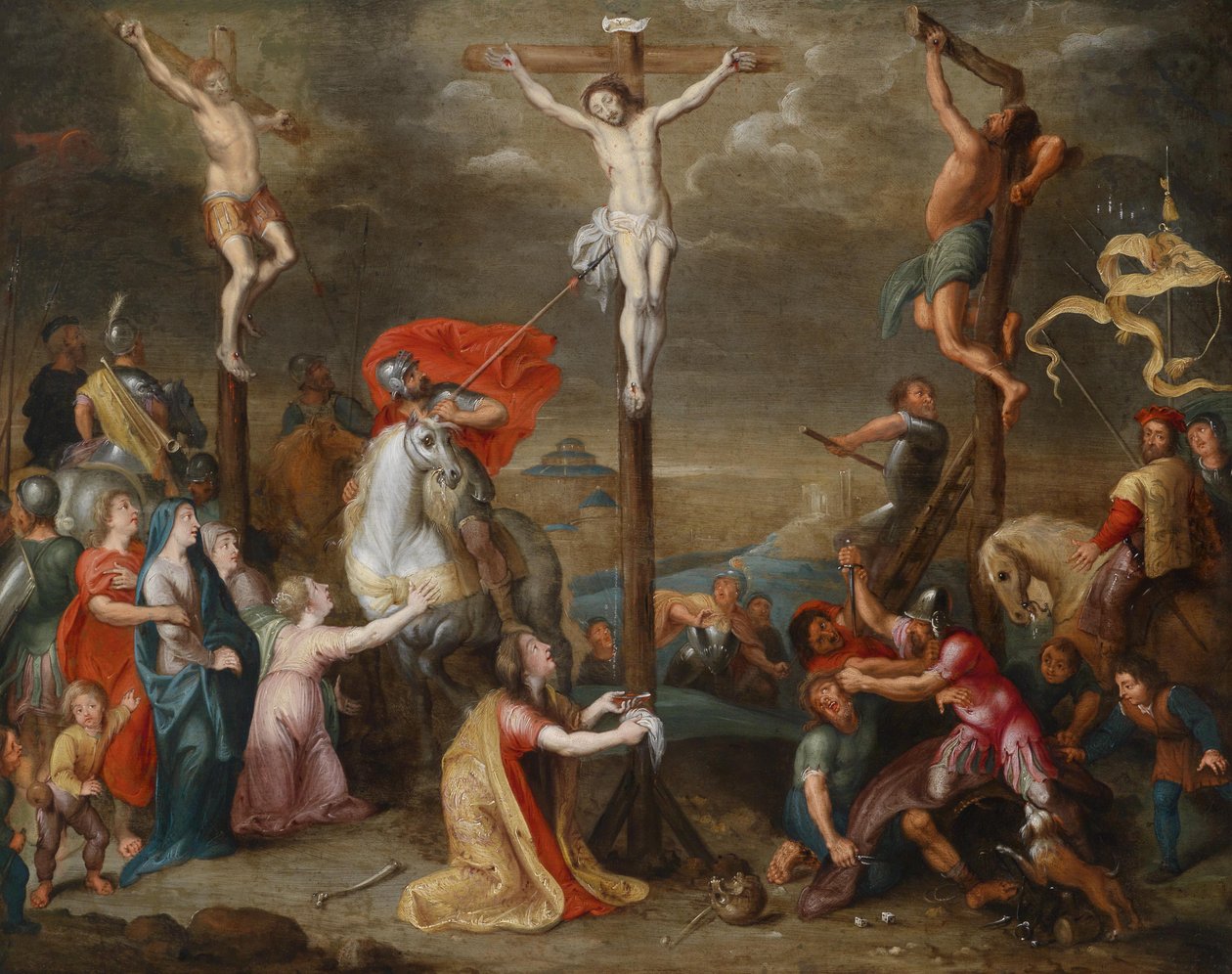 Christus am Kreuz tekijältä Simon de Vos