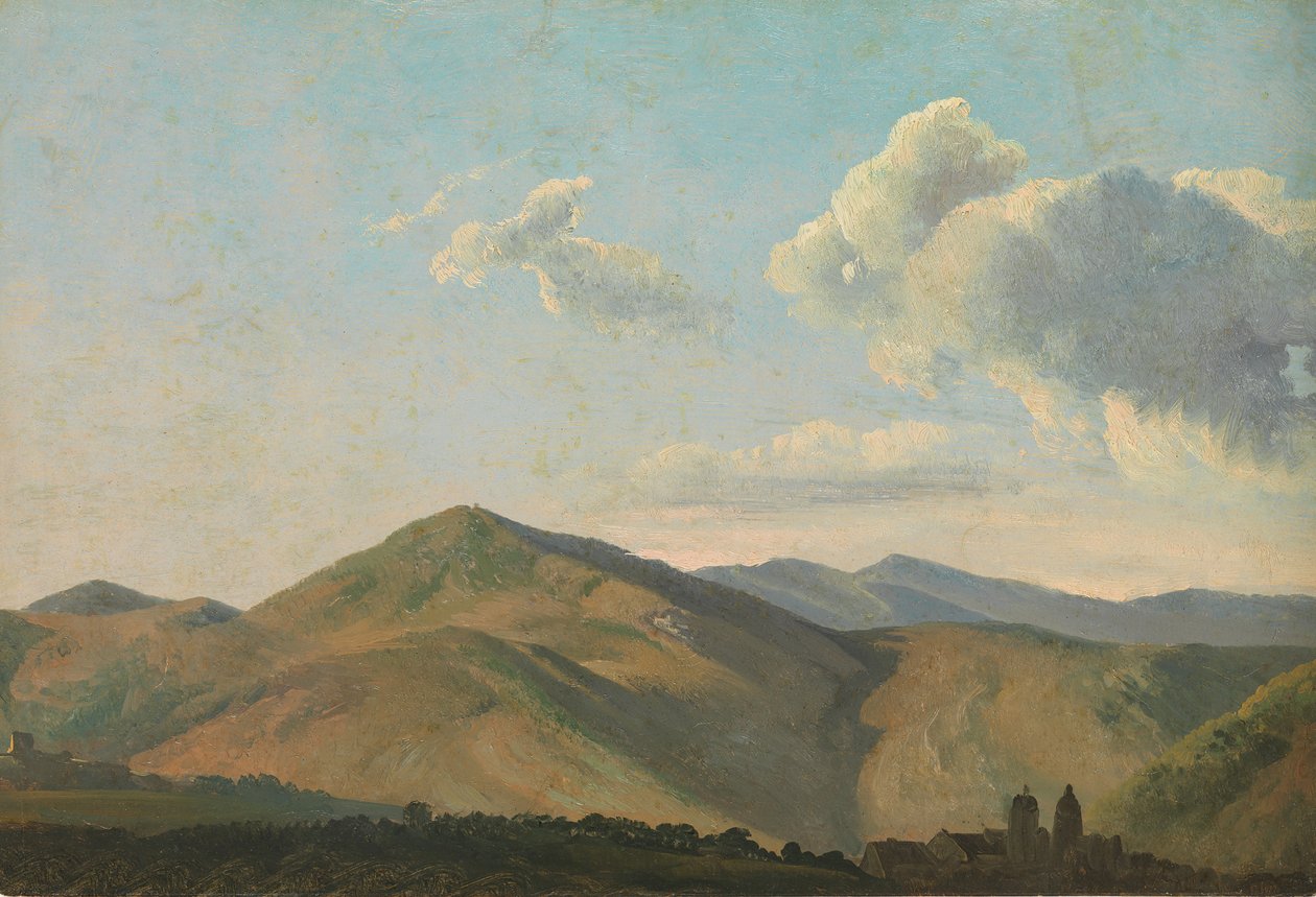 Vuoristoinen maisema Vicovarossa, n. 1786-97. tekijältä Simon Alexandre Clément Denis