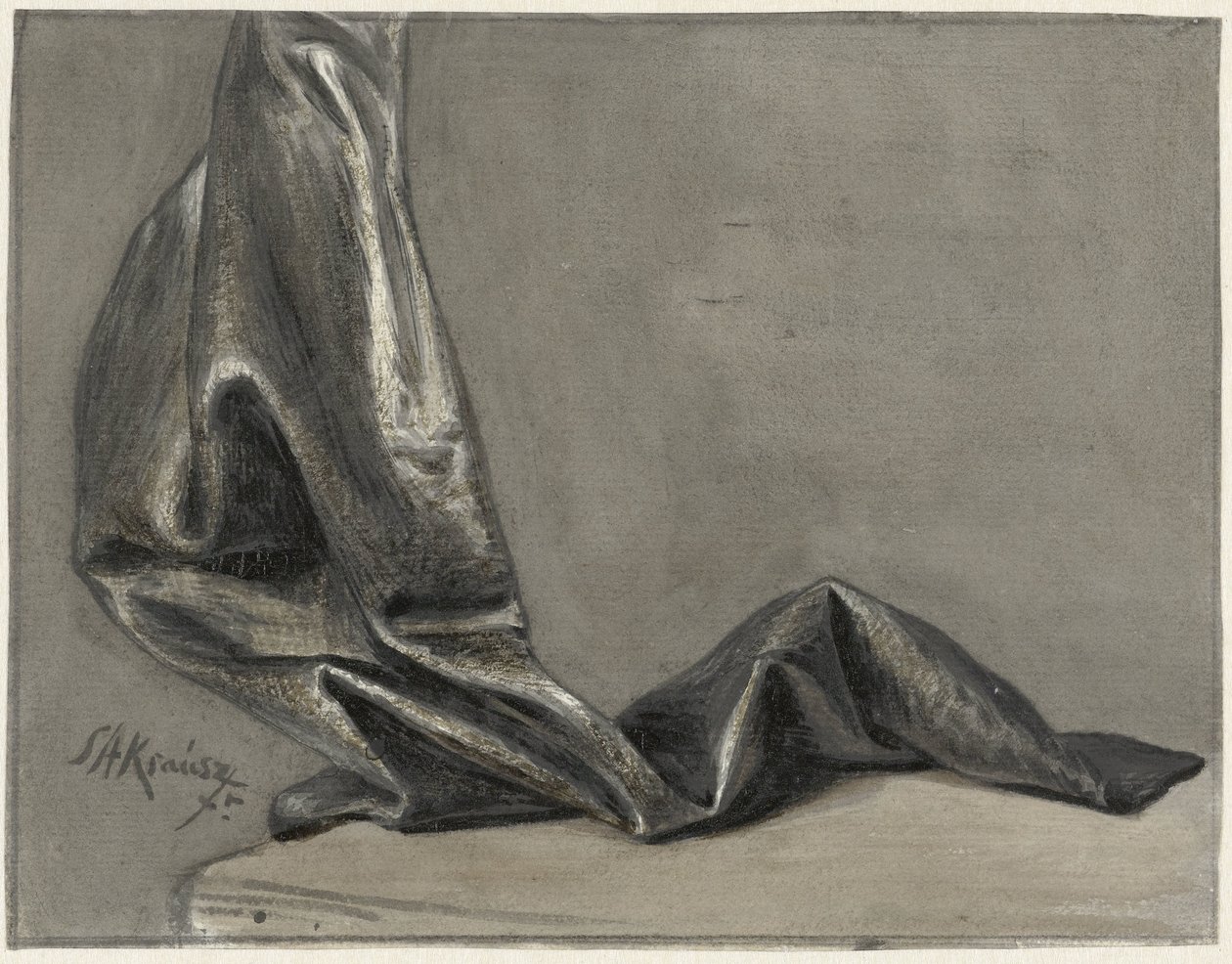 Draperiestudie tekijältä Simon Andreas Krausz