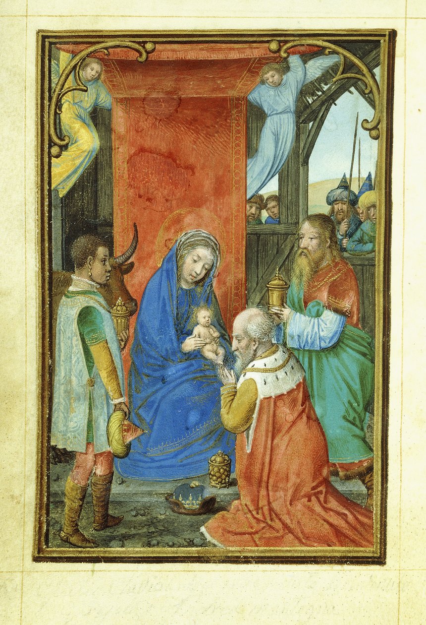 Maagien palvonta, 1520-luku tekijältä Simon Bening