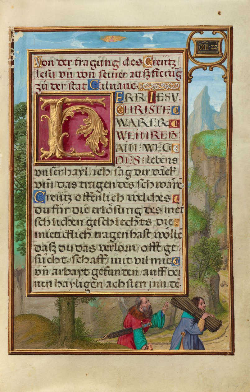 Rand mit Abraham und Isaak tekijältä Simon Bening